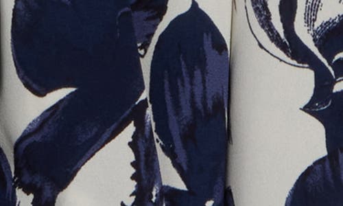 Nordstrom Rack Tie Neck Flutter Sleeve Top In Blue