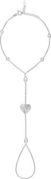 SHYMI Fluted Heart Hand Chain