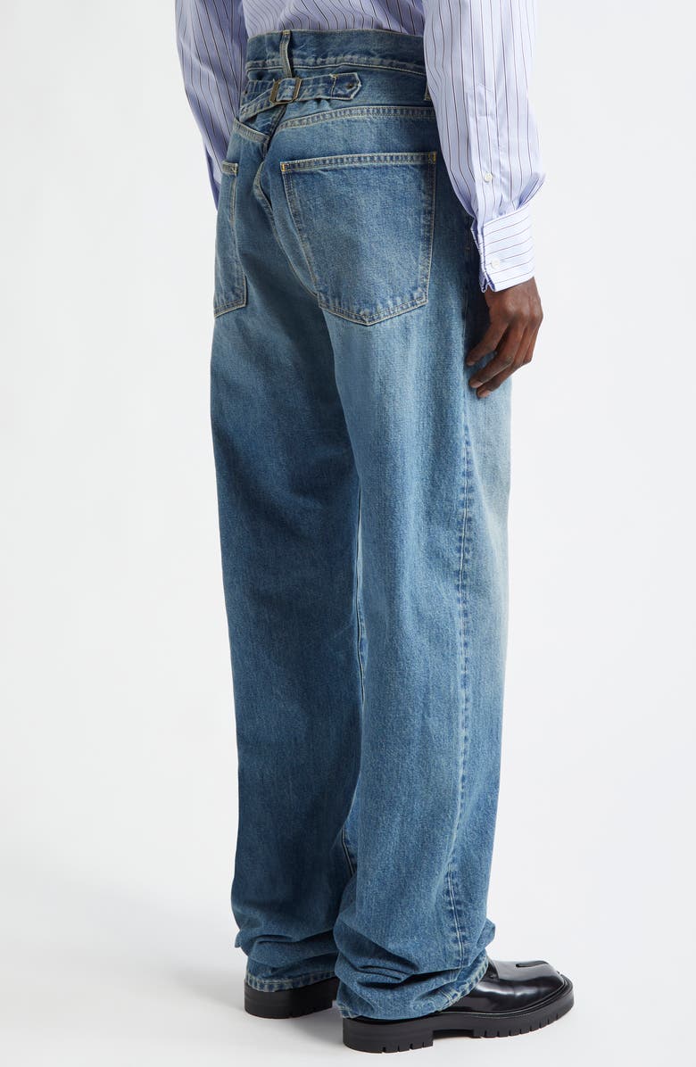 Maison Margiela Five-Pocket Straight Leg Jeans, Alternate, color, Medium Blue