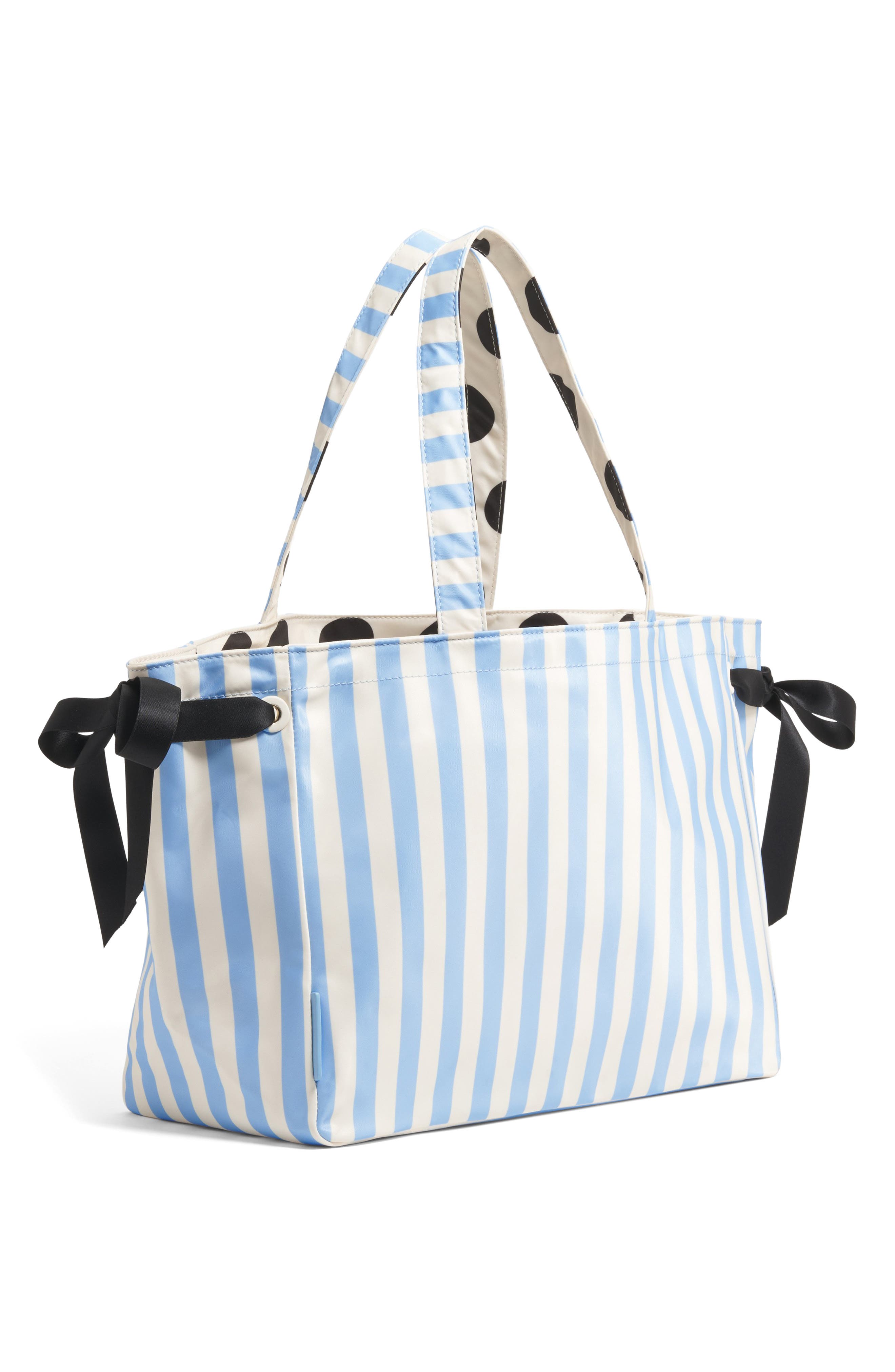 Stoney Clover Lane Medium Everything Reversible Tote, Alternate, color, Periwinkle Stripes