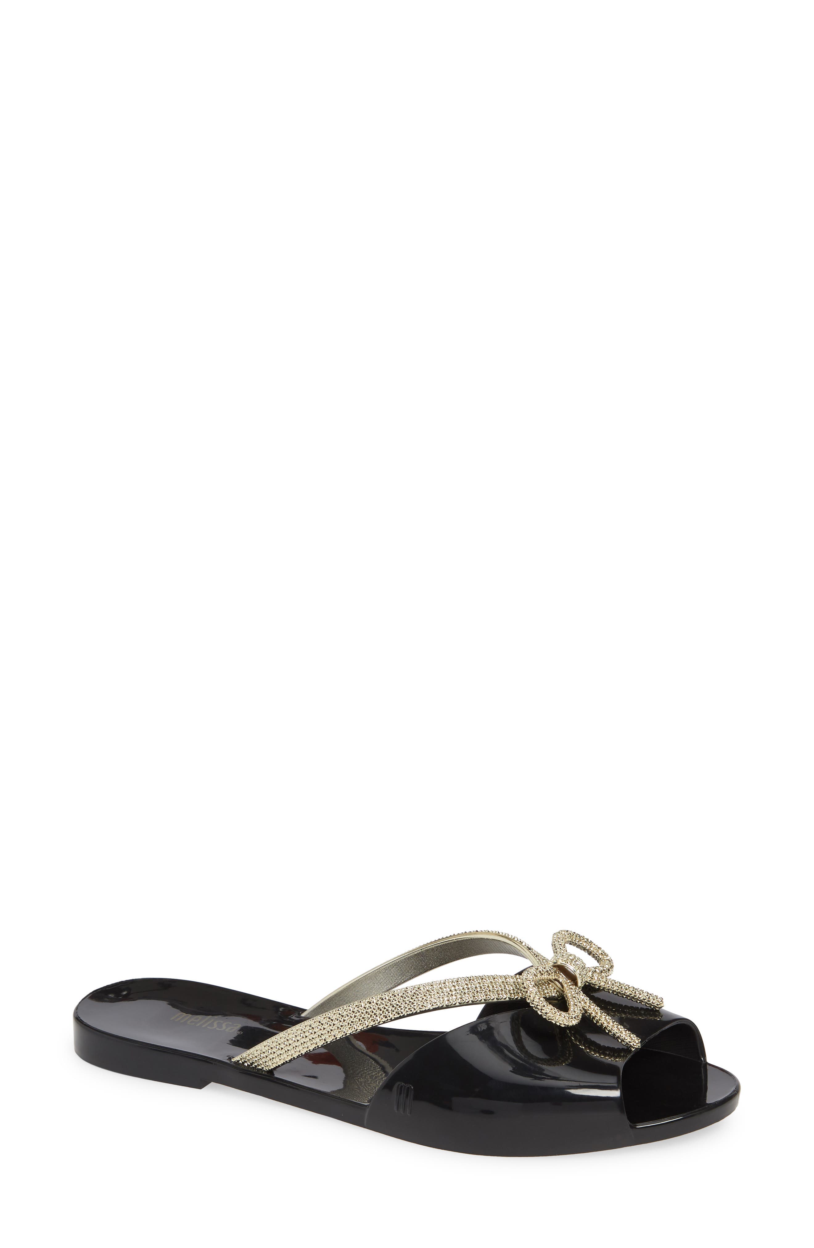Melissa Ela Chrome Slide Sandal, Main, color, 