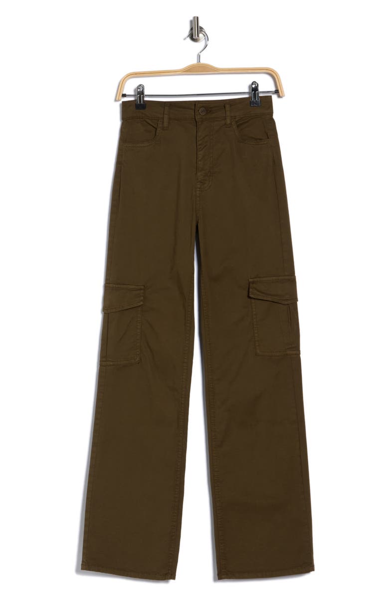 Sanctuary Flashback Stretch Cotton Cargo Pants, Main, color, Canteen Brown