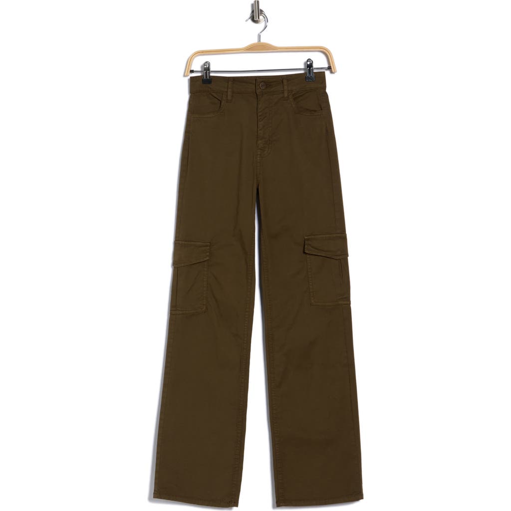 Sanctuary Flashback Stretch Cotton Cargo Pants In Brown