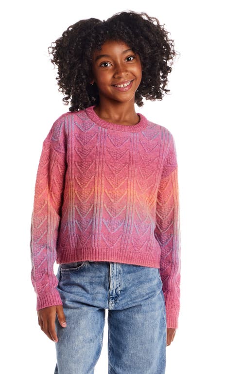 Andy & Evan Kids' Ombré Sweater In Multi