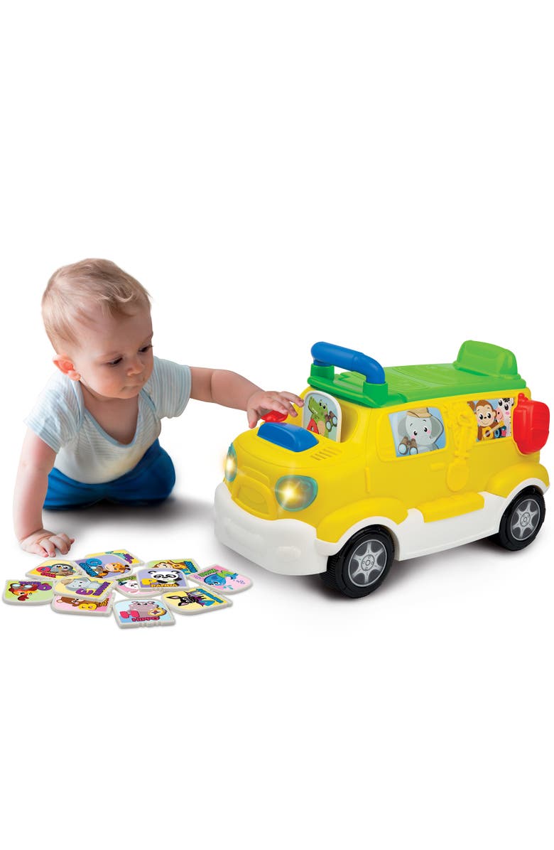 Brilliant Beginnings Ride 'Em Tiger Safari Foot To Floor Rideon Activity Bus, Ages 18 To 36 Months, Alternate, color, Multicolored