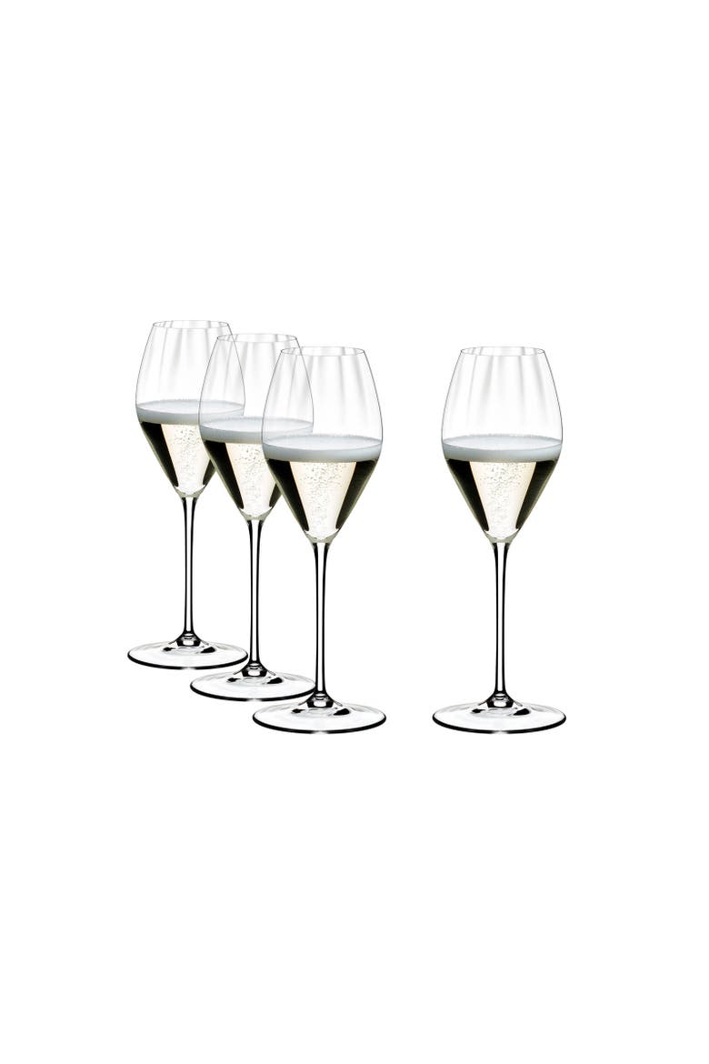 Performance Champagne Wine Glasses, Buy 3 Get 4, Main, color, Clear
