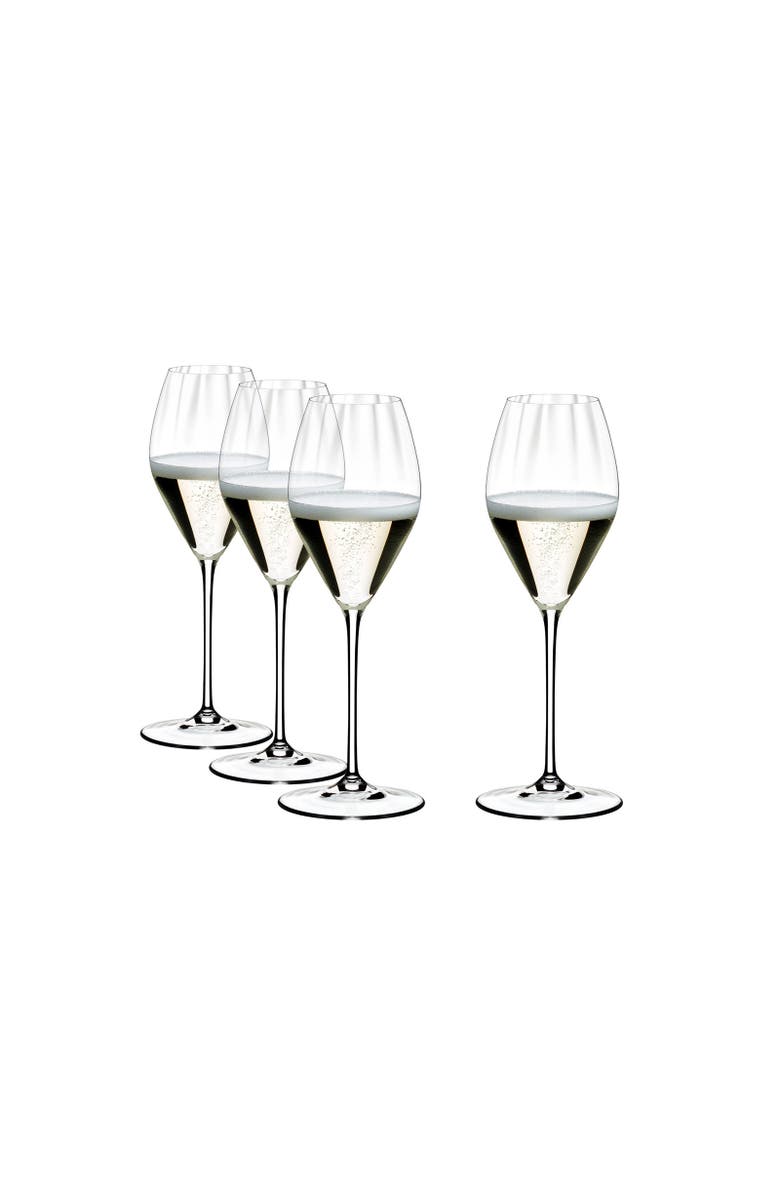 Riedel Performance Champagne Wine Glasses, Buy 3 Get 4, Main, color, Clear