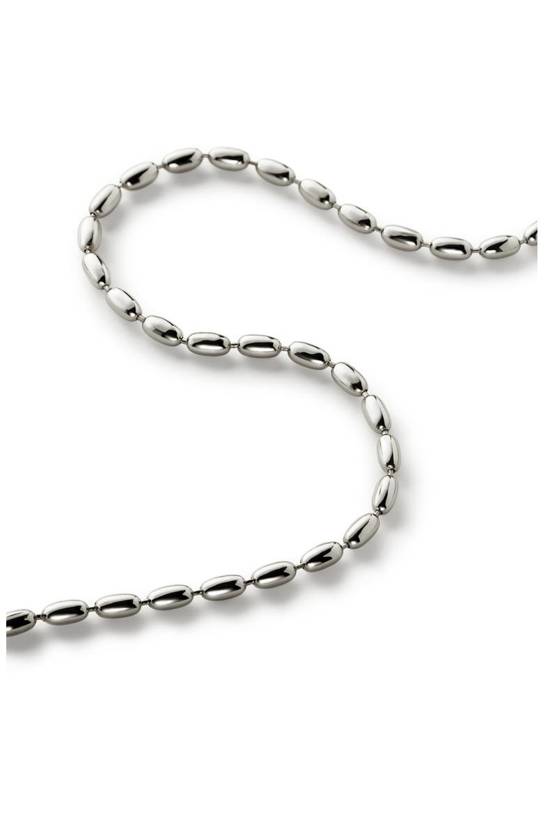 Ball Chain Necklace - Capri Silver, Alternate, color, Silver