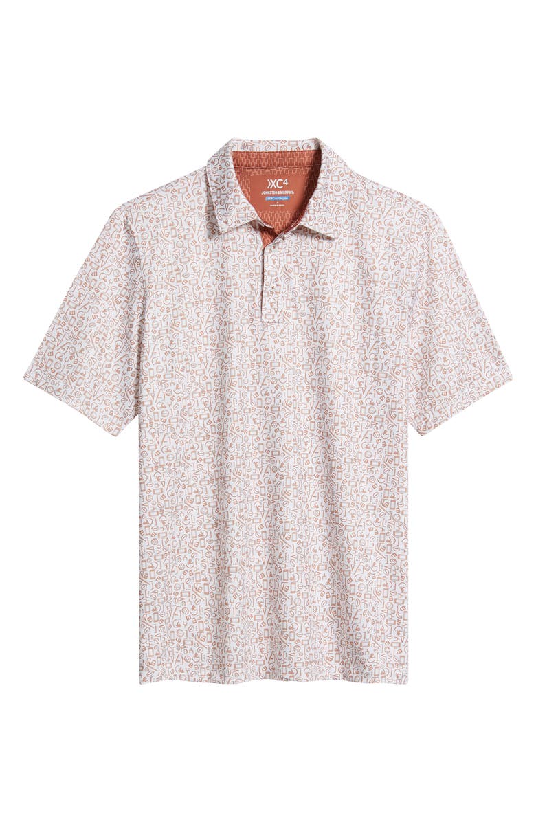 Johnston & Murphy XC+<sup>™</sup> Performance Game Day Polo, Main, color, Rust
