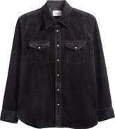 NN07 Ricky 50004 Organic Cotton Corduroy Snap-Up Western Shirt Jacket