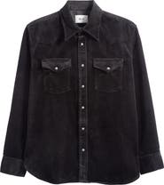 NN07 Ricky 50004 Organic Cotton Corduroy Snap-Up Western Shirt Jacket