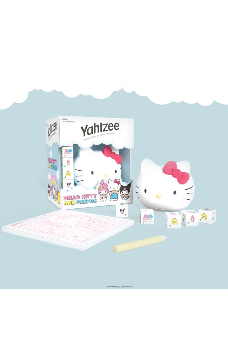 YAHTZEE Hello Kitty & Friends Dice Game, Alternate, color, Multicolored