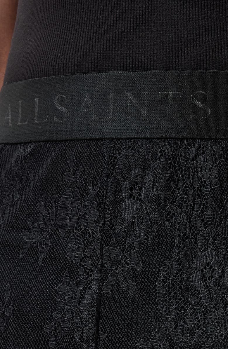 AllSaints Arran Sheer Lace Maxi Skirt, Alternate, color, 
