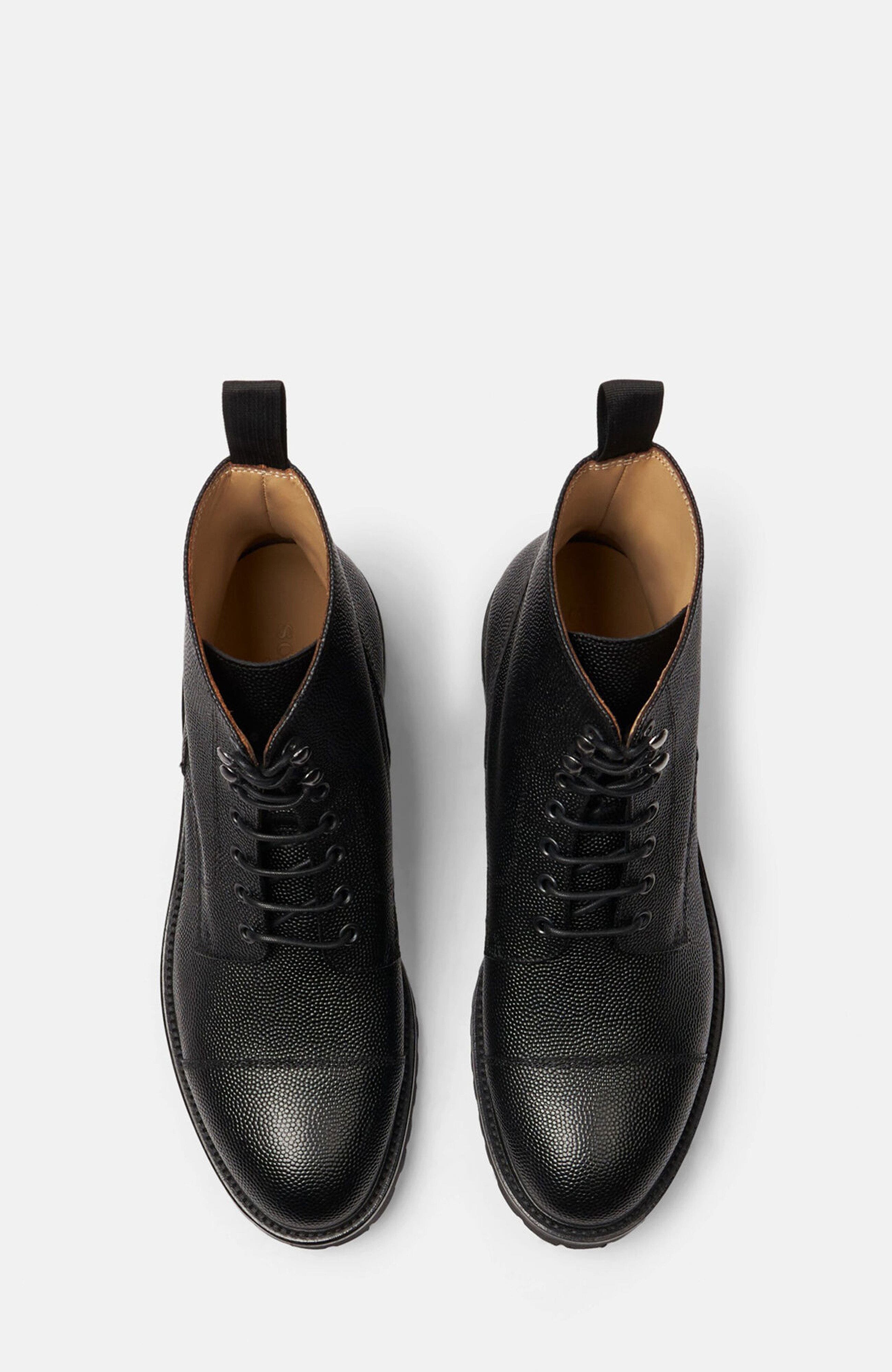 SCAROSSO Jackie Boots, Alternate, color, Black - Calf