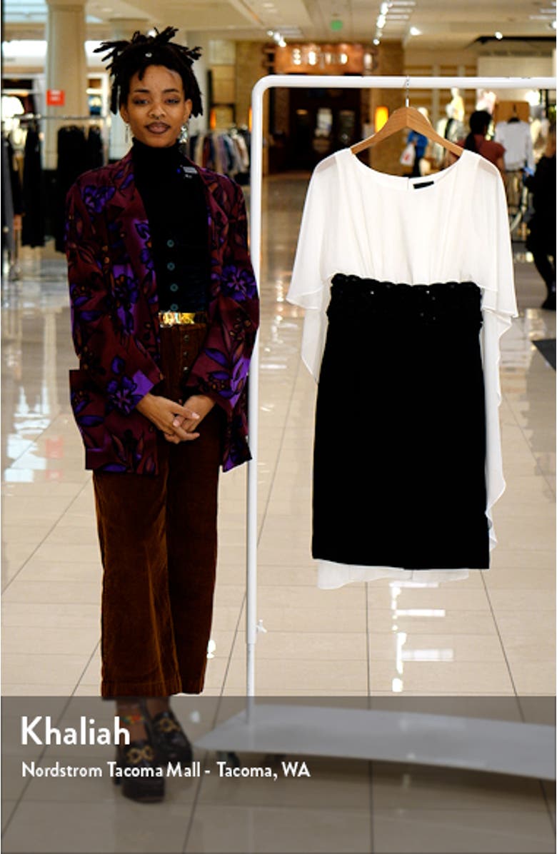 Chiffon Cape Dress, sales video thumbnail