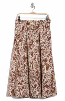 JASON WU Print A-Line Skirt