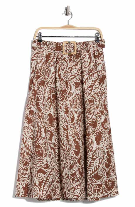 JASON WU Print A-Line Skirt