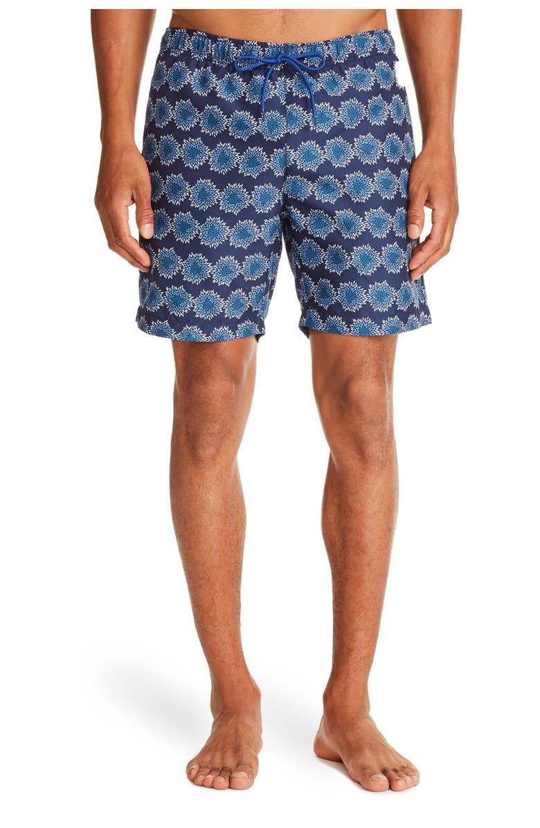 CONSTRUCT Floral Print Swim Trunks, Main, color,