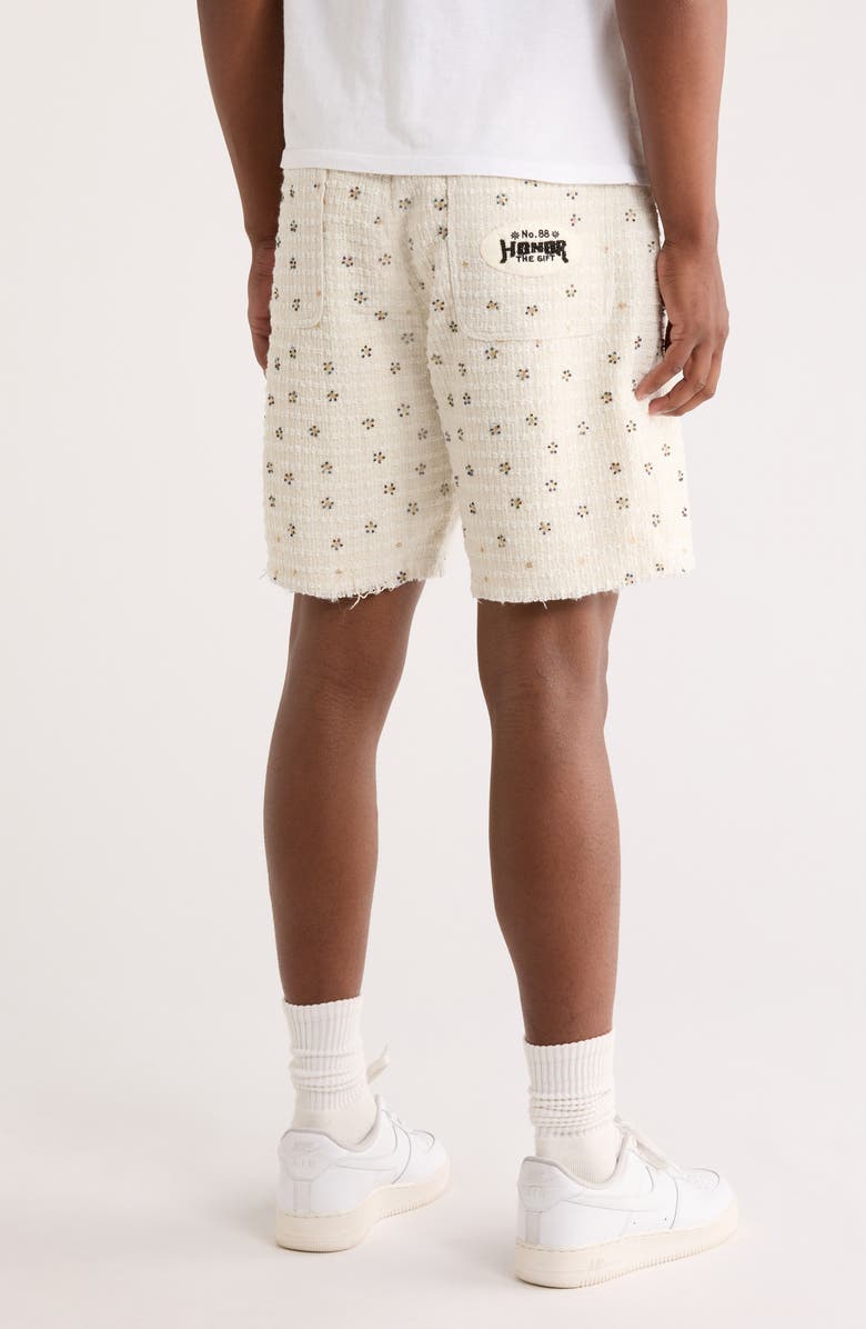 HONOR THE GIFT Beaded Shorts, Alternate, color, White