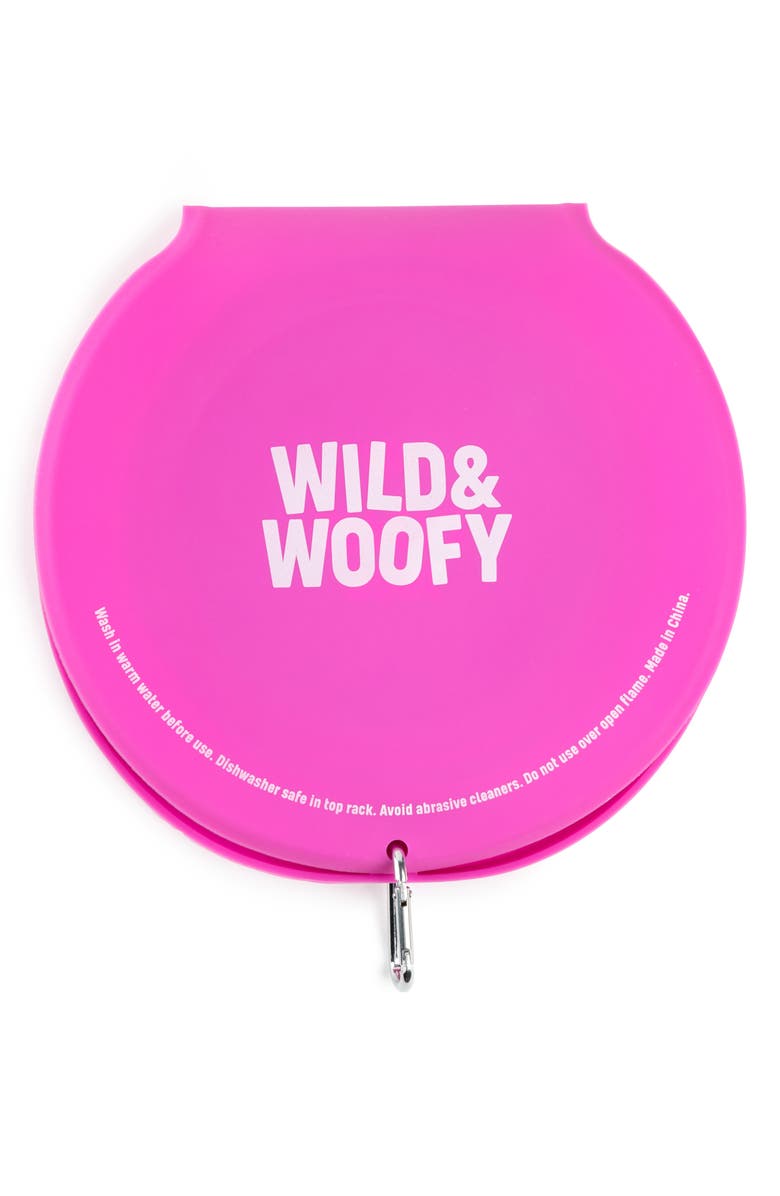 Core Home Break Time 2-Piece Silicone Pet Bowl Travel Duo Set, Main, color, Wild Orchid