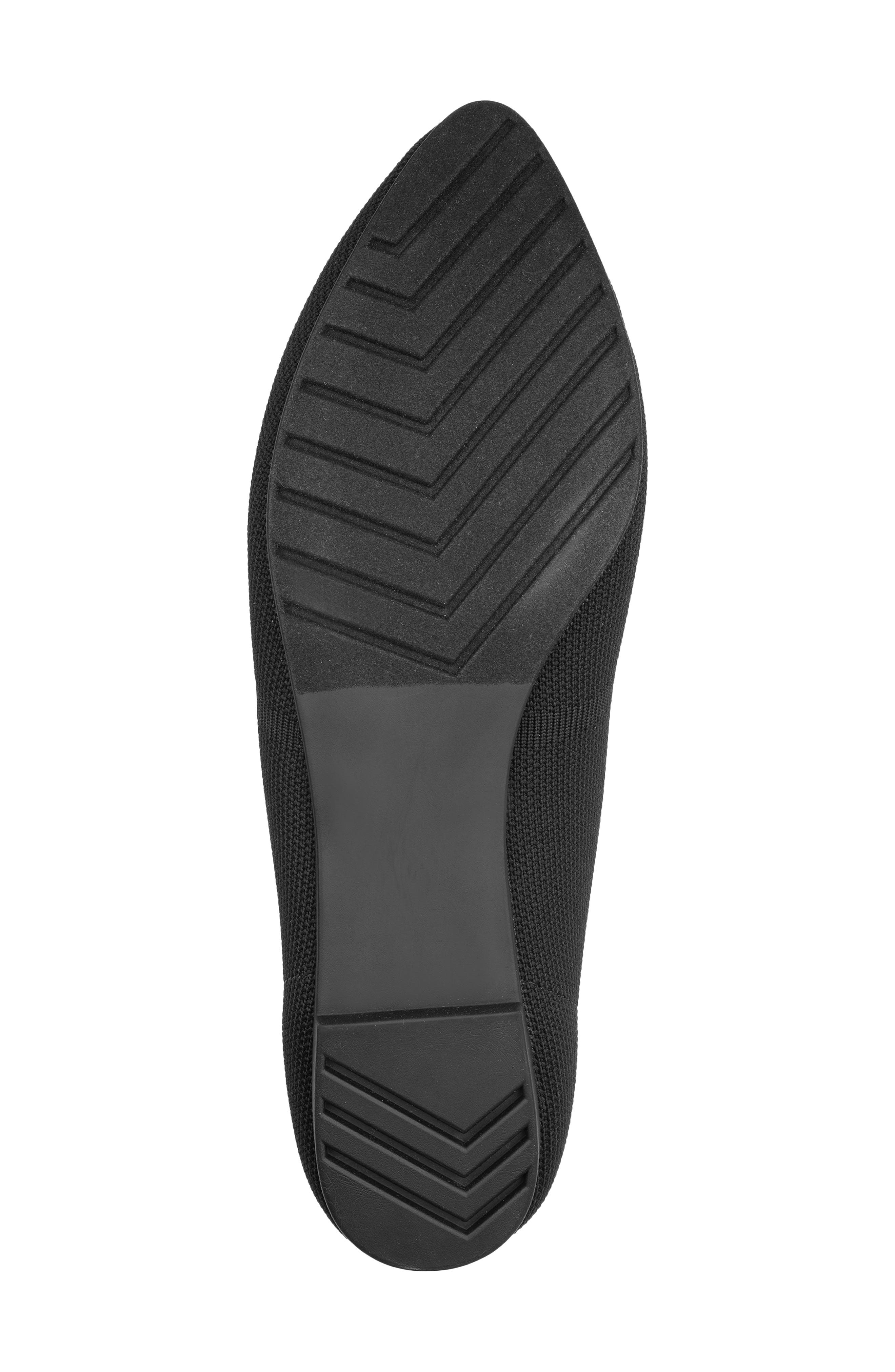 Me Too Alivia Pointed Toe Flat, Alternate, color, Black
