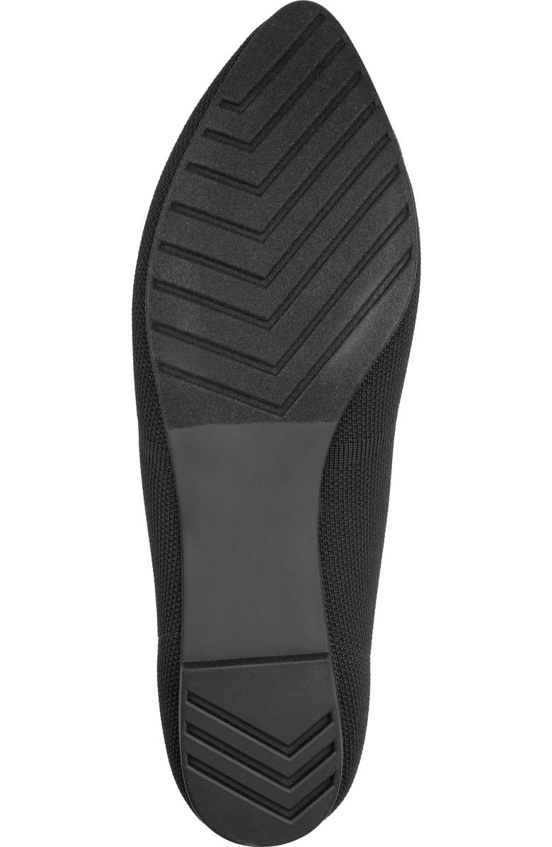 Me Too Alivia Pointed Toe Flat, Alternate, color, Black