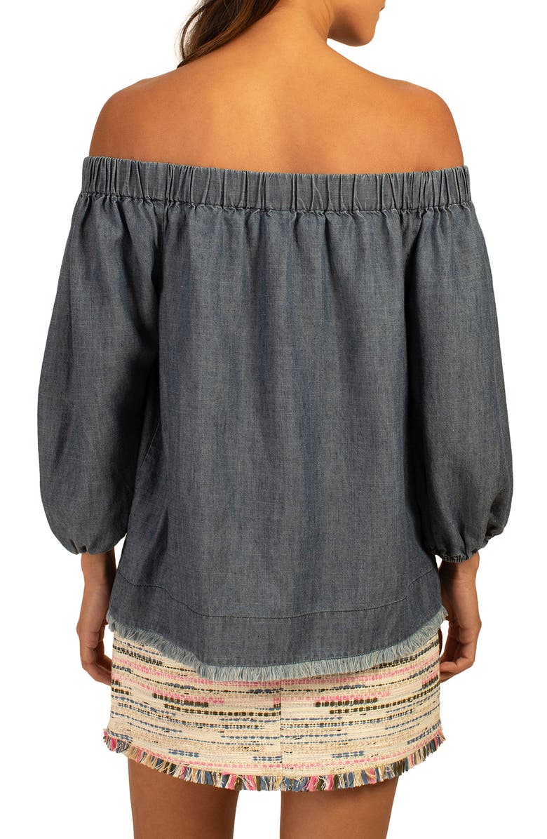 Trina Turk Monte Off the Shoulder Top, Alternate, color, 