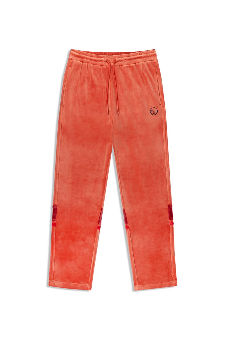Damarindo Velour Track Pant, Alternate, color, HOT SAUCE