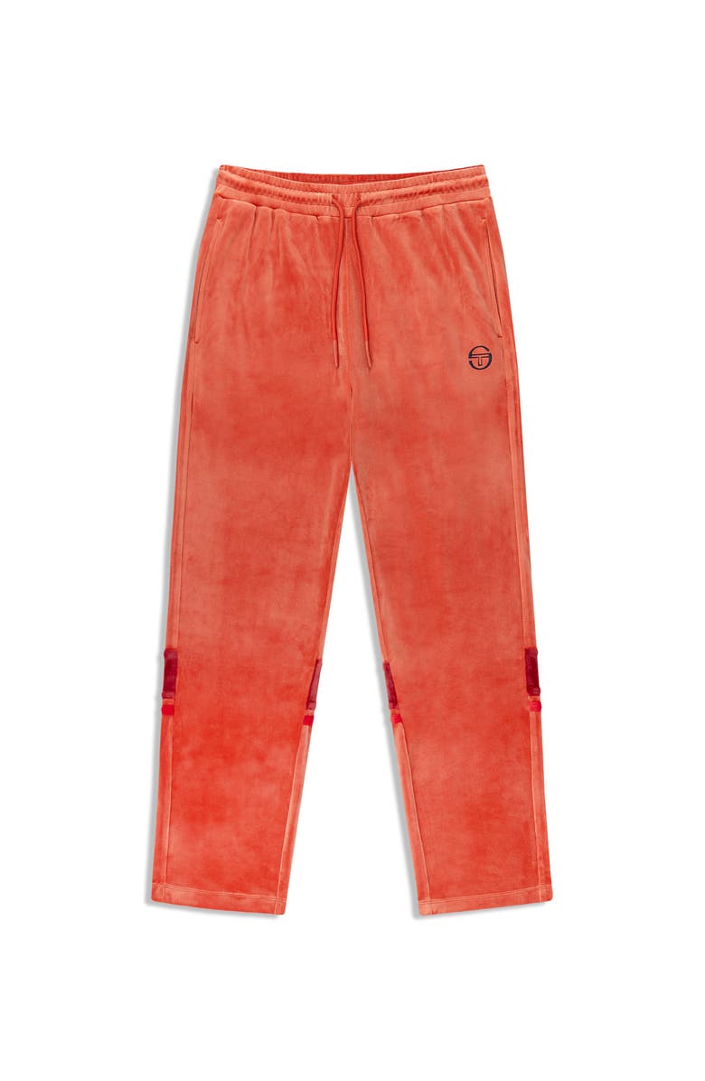 Sergio Tacchini Damarindo Velour Track Pant, Alternate, color, Hot Sauce