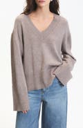 DELUC Ascclepias V-Neck Sweater