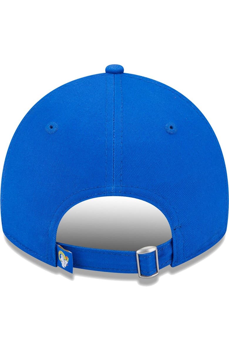 New Era Women's New Era Royal Los Angeles Rams Leaves 9TWENTY Adjustable Hat, Alternate, color, Royal