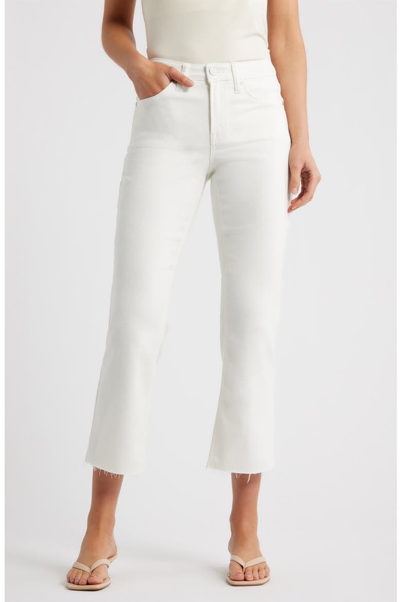 Crop Flare Jeans, Main, color, IVORY