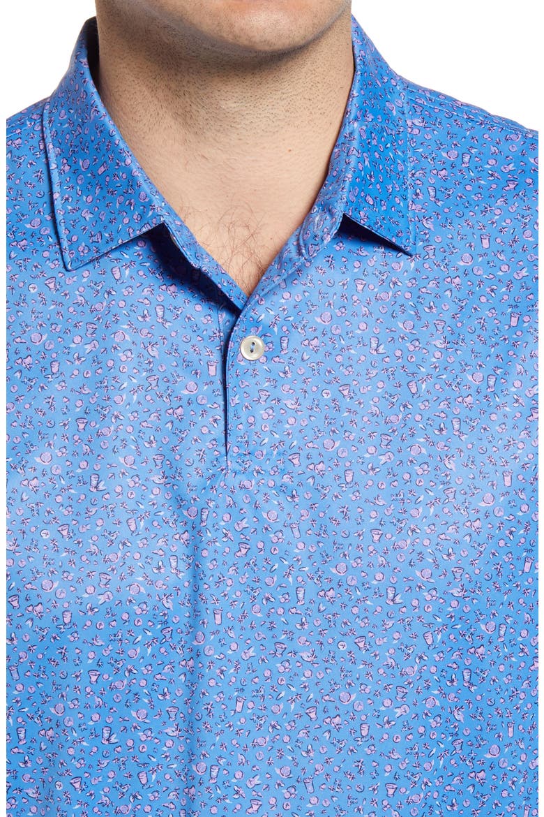 Featherweight Citrus Performance Golf Polo, Alternate, color, BLUE RIVER