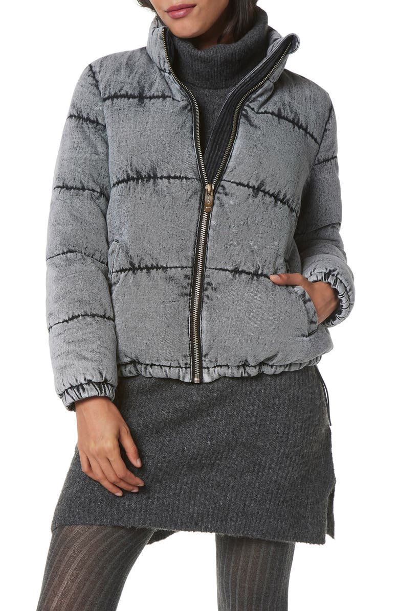 Marc New York Performance Bleached Denim Super Puffer Jacket, Alternate, color,