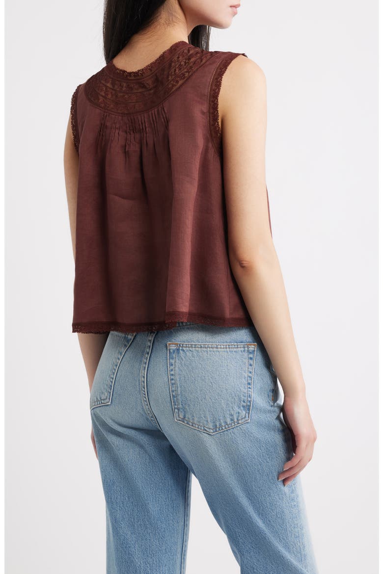 Liletta Ramie Top, Alternate, color, DAHLIA