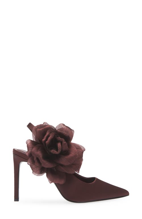 Karl Lagerfeld Paris Sariyah Slingback Pump In Wine
