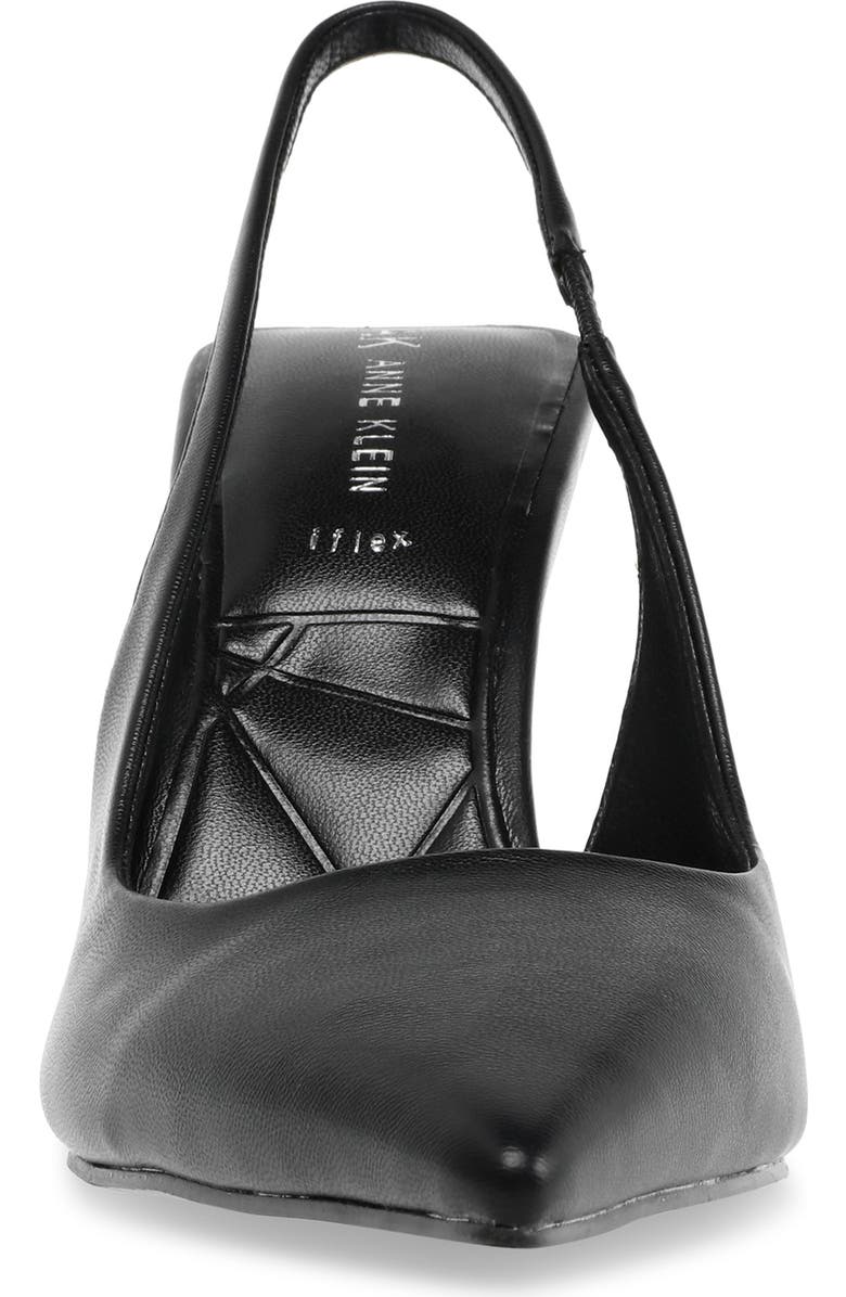 Anne Klein Indianna Slingback Pump, Alternate, color, Black Fabric