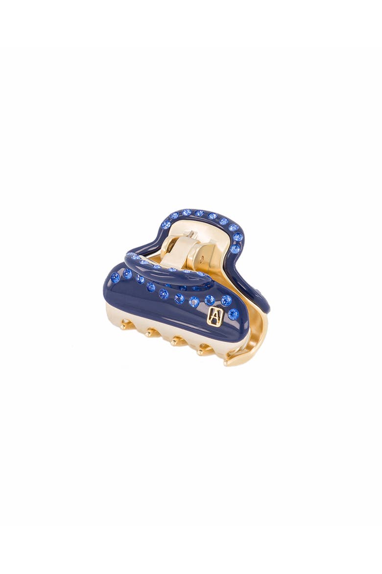 Acetate and Crystals Vendome Hair Clip, Alternate, color, Blue