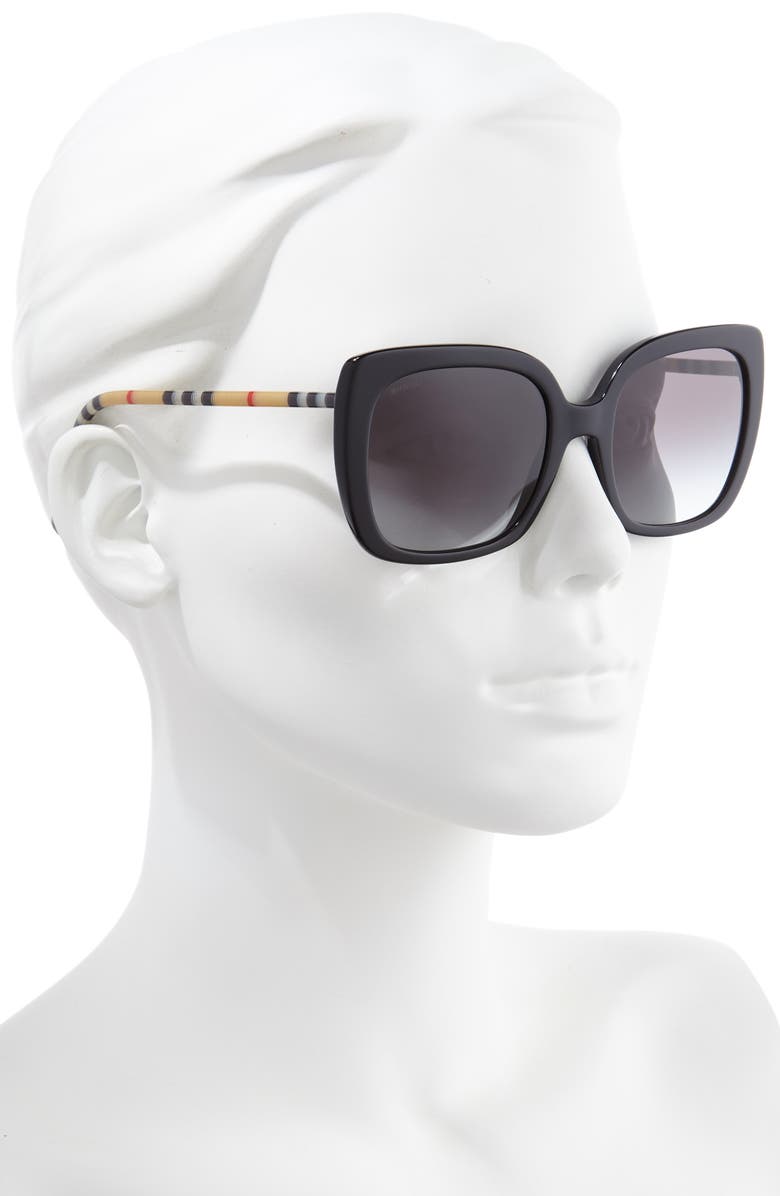 Burberry 54mm Gradient Square Sunglasses, Alternate, color,