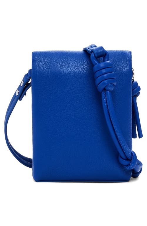 Desigual Faux Leather Phone Crossbody Bag In Blue