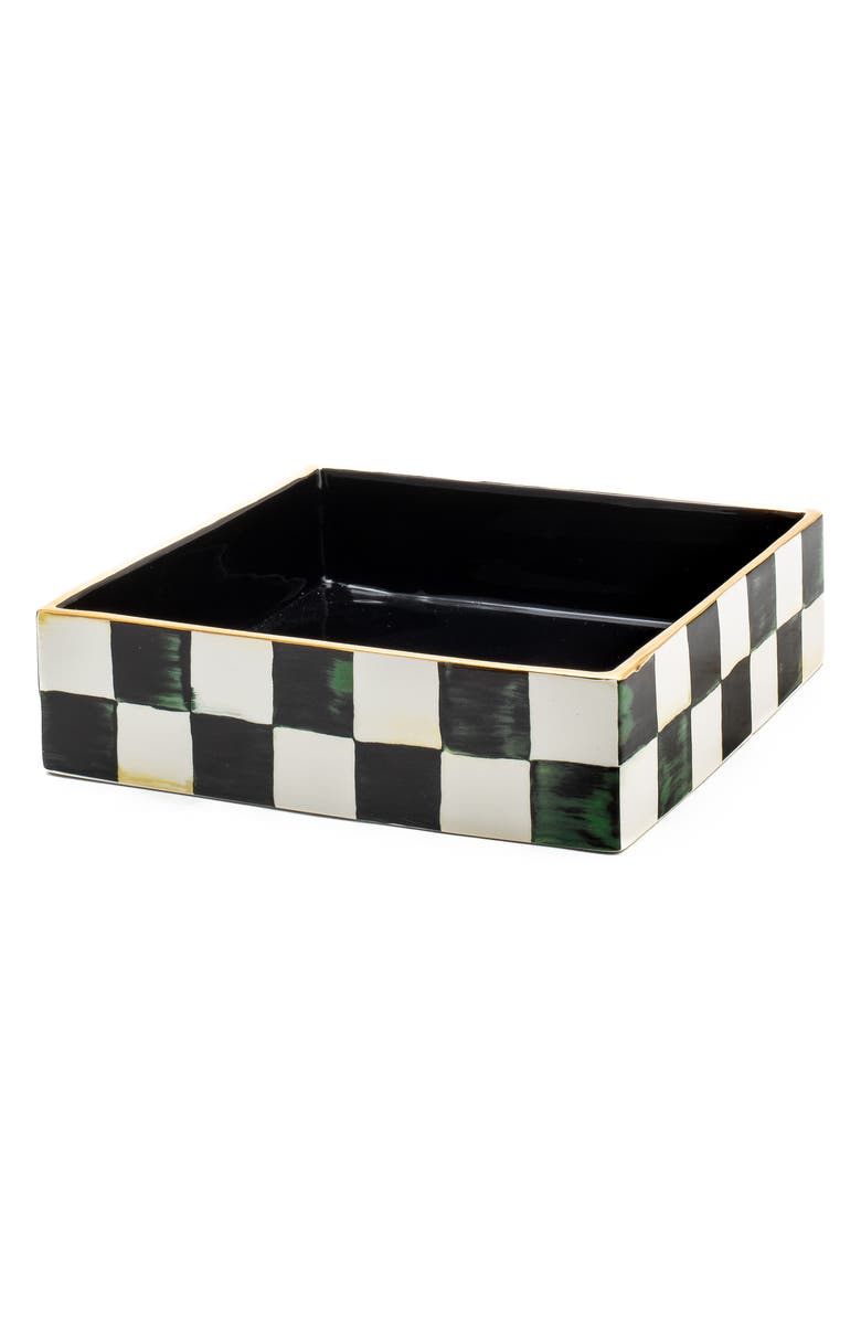 MACKENZIE CHILDS Courtly Check<sup>®</sup> Cocktail Napkin Holder, Alternate, color, Courtly