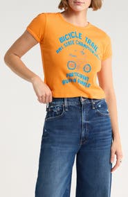 MOTHER The Itty Bitty Cotton Graphic Baby Tee