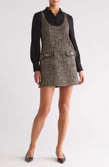 Cinq à Sept Florianna Confetti Tweed Long Sleeve Dress