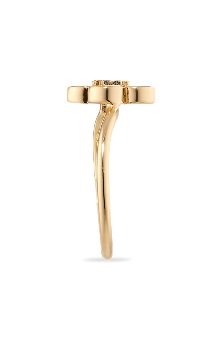 Tory Burch Forget Me Not Ring, Alternate, color, Tory Gold / Mother Of Pearl