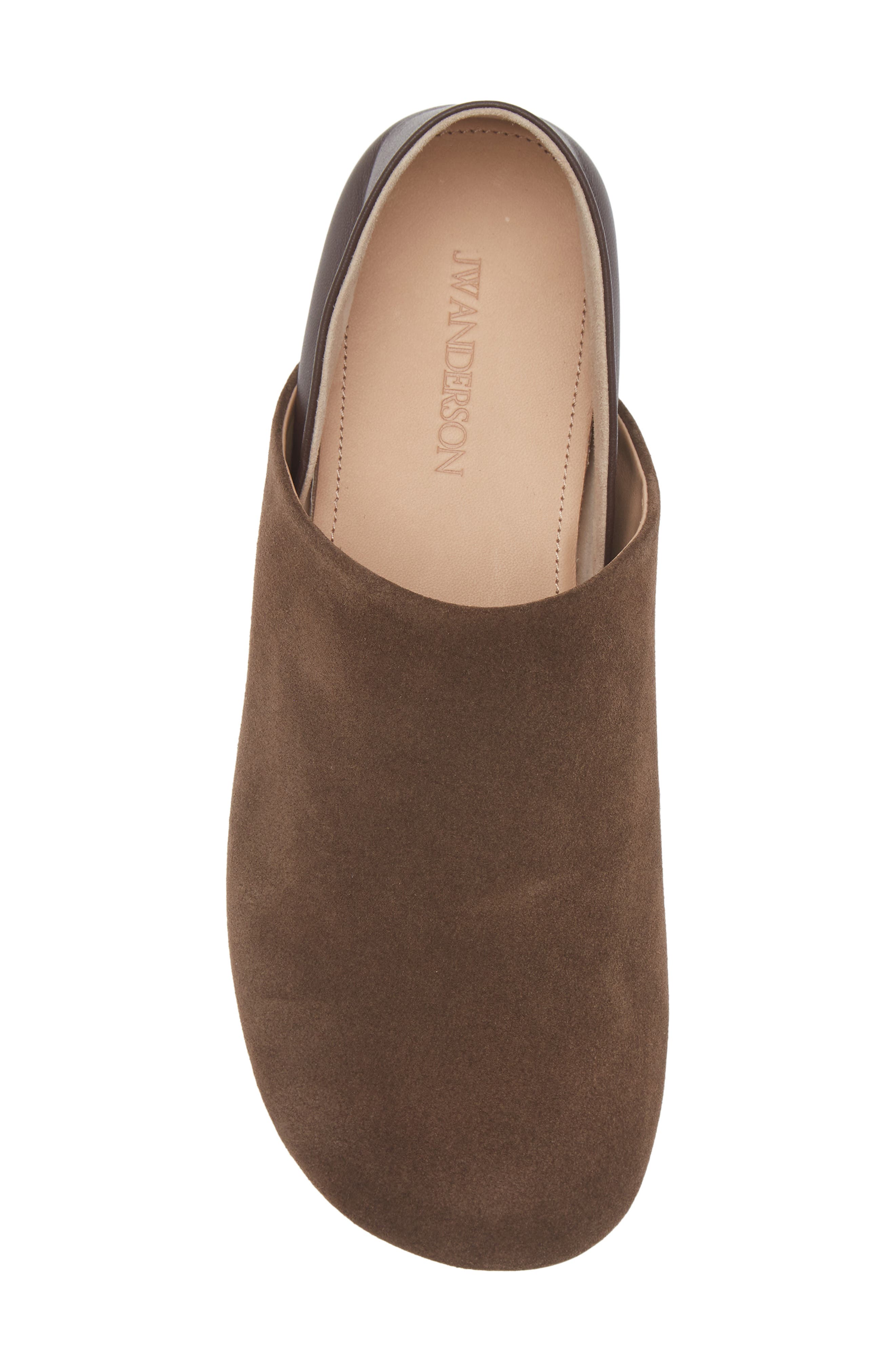 JW Anderson Babouche Flat, Alternate, color, Chocolate Brown 660