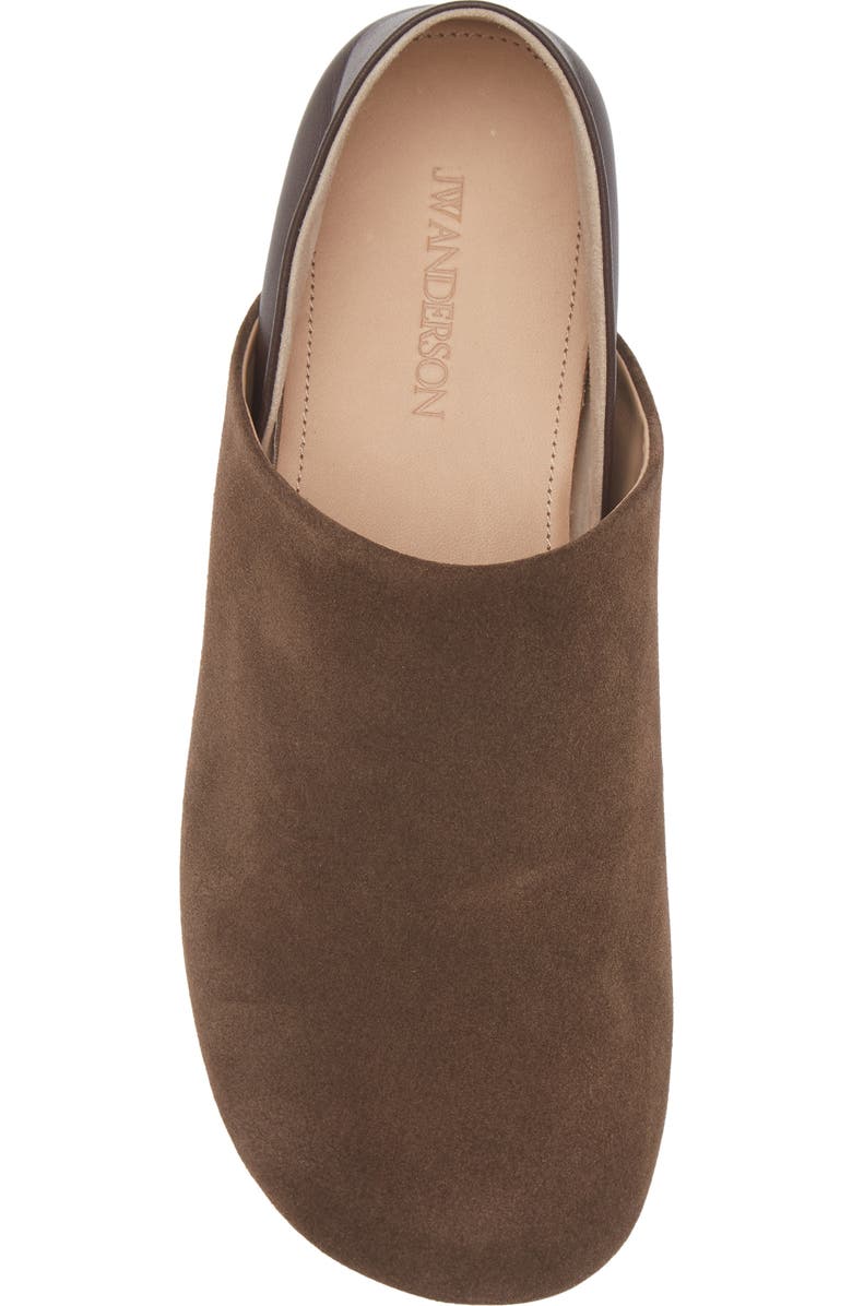 JW Anderson Babouche Flat, Alternate, color, Chocolate Brown 660