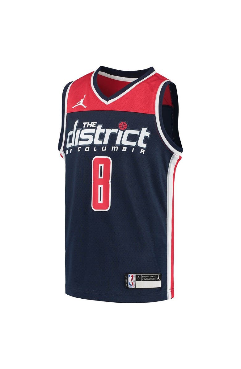 Jordan Brand Youth Jordan Brand Rui Hachimura Navy Washington Wizards 2020/21 Swingman Player Jersey - Statement Edition, Alternate, color, 