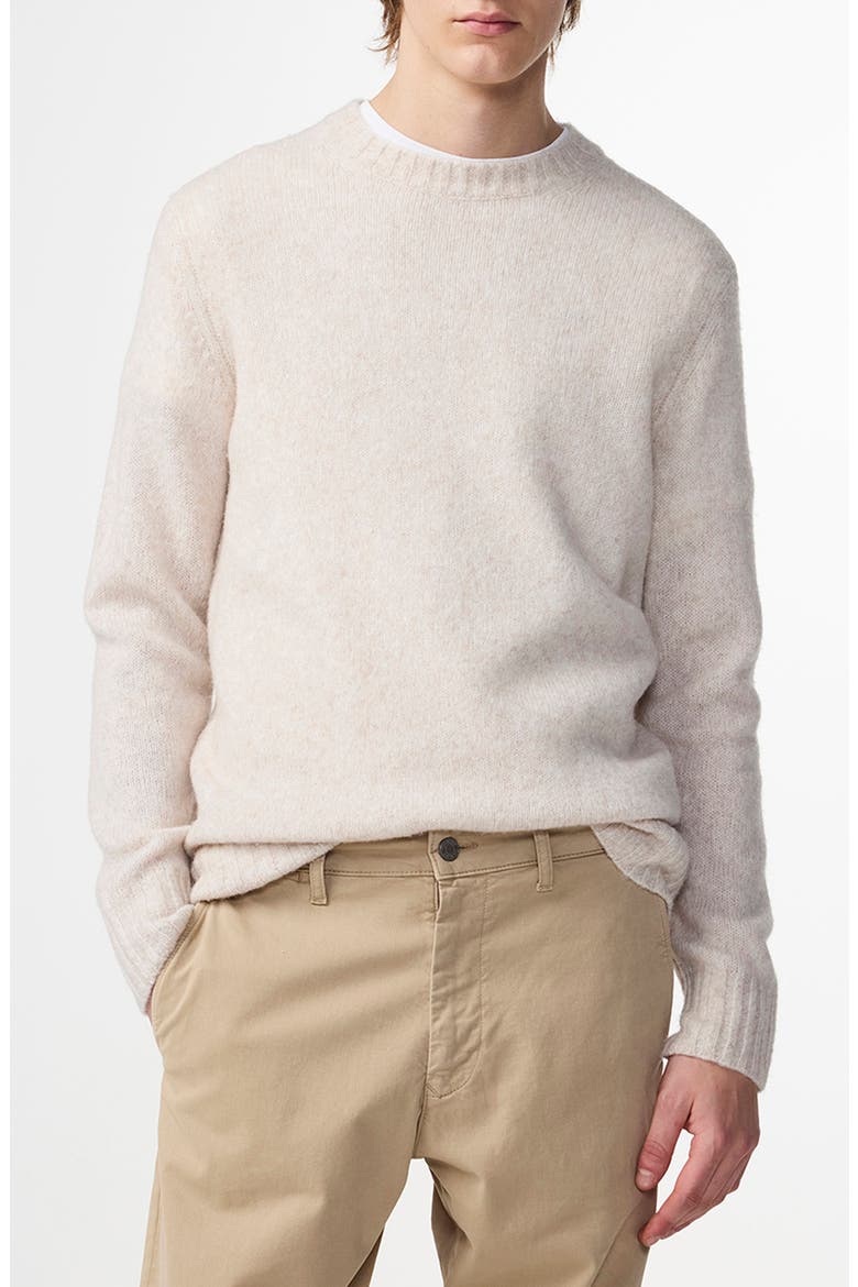 Lee 6598 Wool Blend Crewneck Sweater, Main, color, IVORY