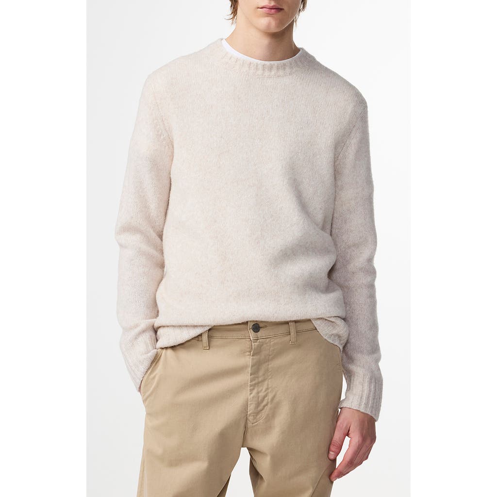 Nn07 Lee 6598 Wool Blend Crewneck Sweater In White