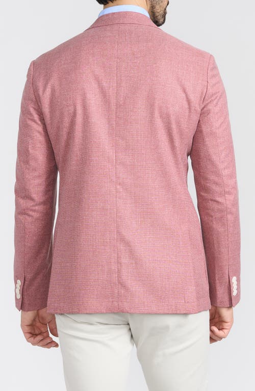 Savile Row Co Gantona Textured Notch Lapel Sport Coat